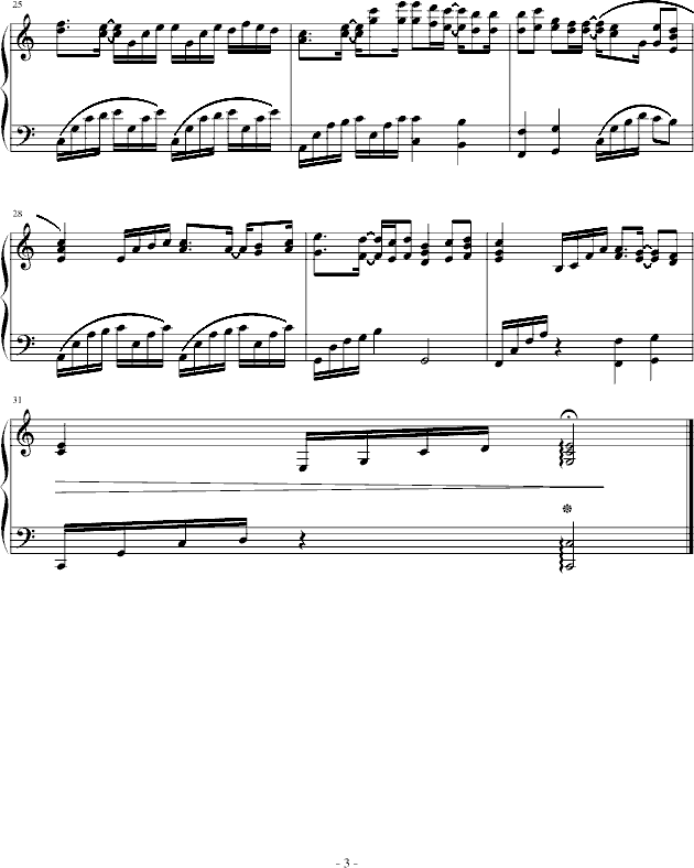 恭介NO.1(钢琴谱)3