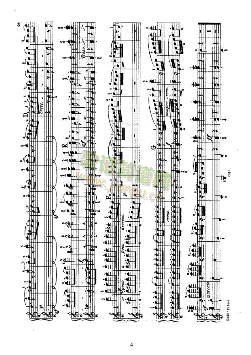 終曲鍵盤類鋼琴 4