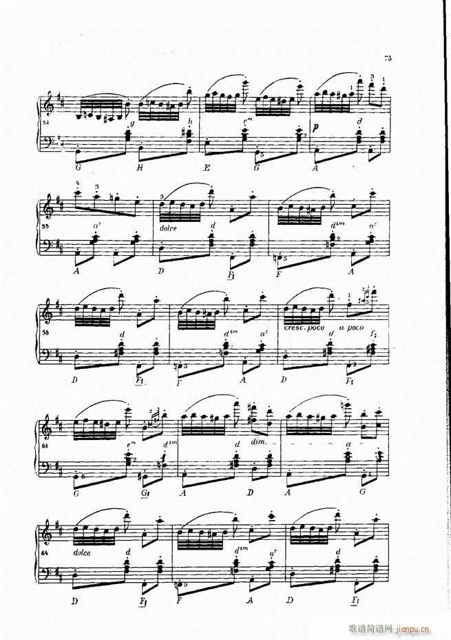 车尔尼手风琴练习曲集 Ⅳ(手风琴谱)53