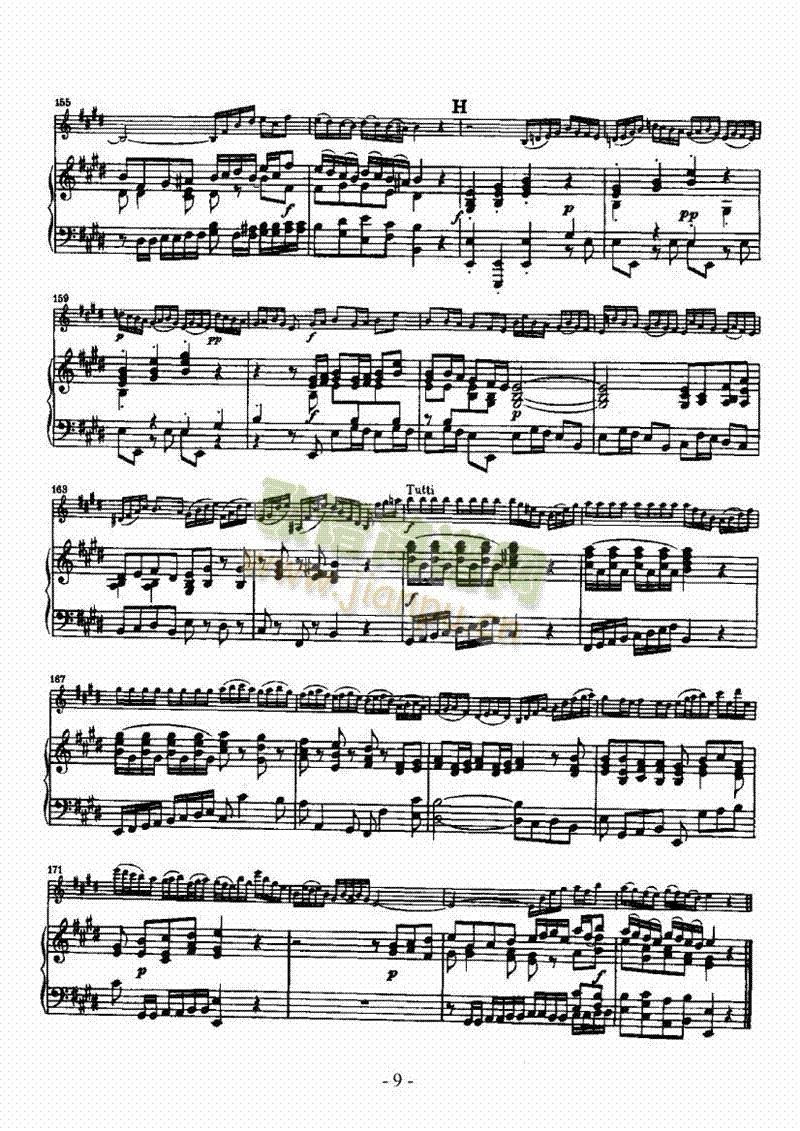 E大调小提琴协奏曲弦乐类小提琴(其他乐谱)9