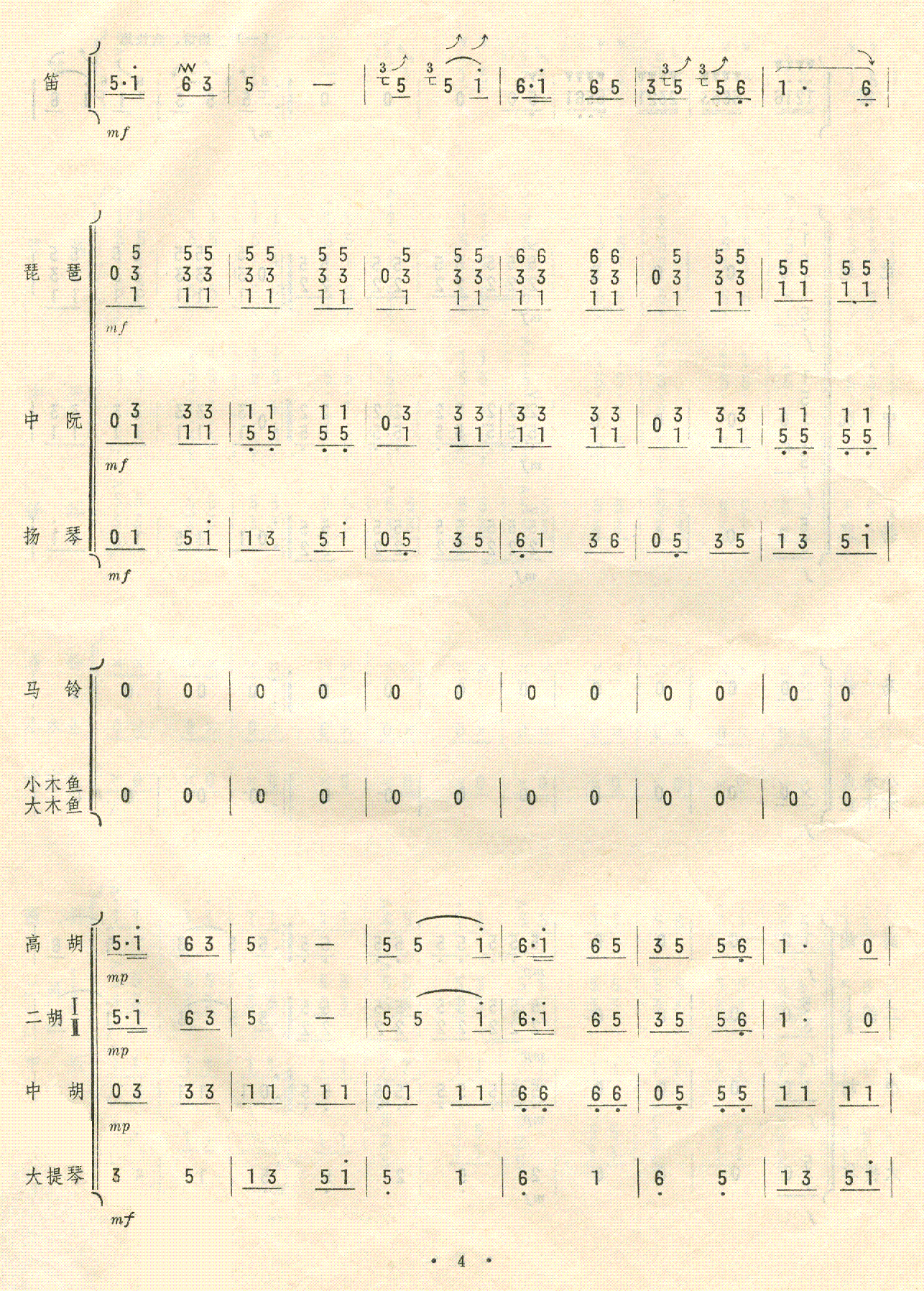 揚鞭催馬運糧忙4(八字歌譜)1