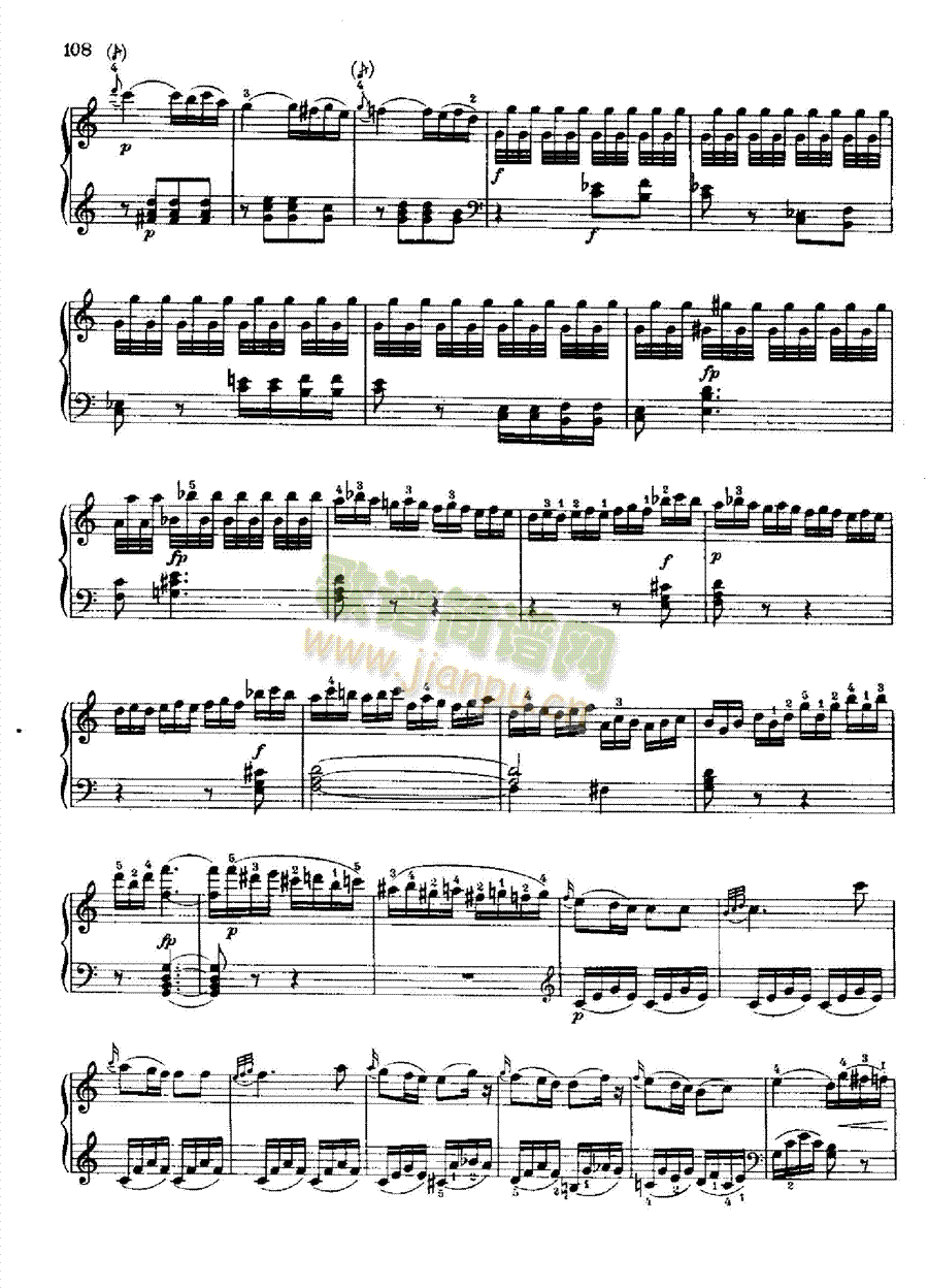 奏鸣曲Nr.309键盘类钢琴(钢琴谱)17