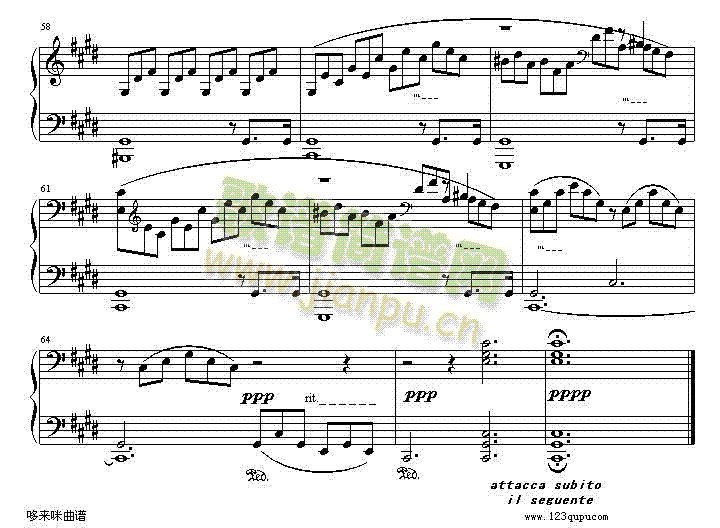 贝多芬第一乐章-贝多芬(钢琴谱)5