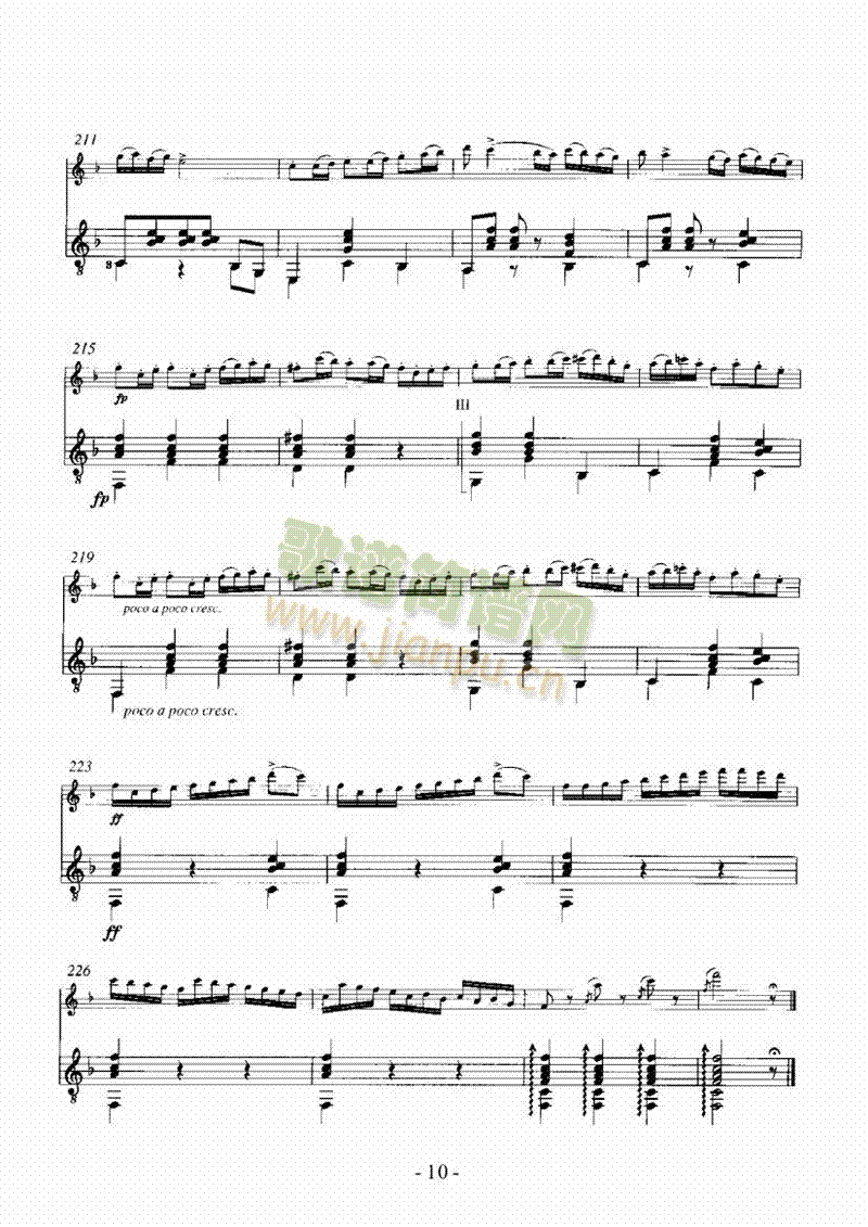 波拉卡舞曲管乐类长笛(其他乐谱)10