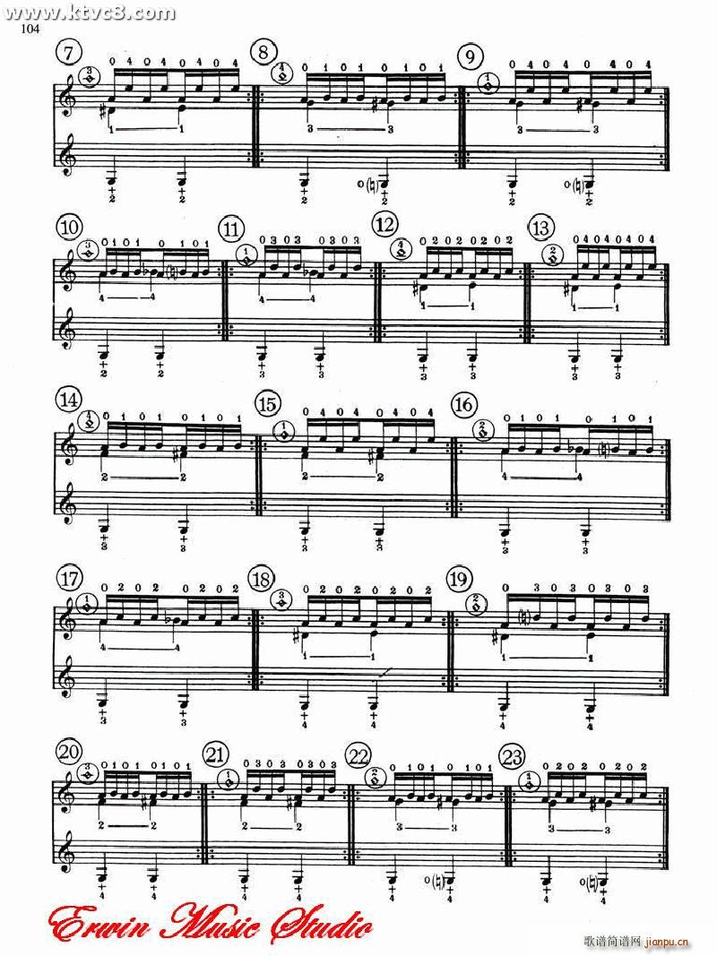德米特里 康斯坦丁 多尼斯 小提琴三手指基础练习 作品 15 第一(小提琴谱)17