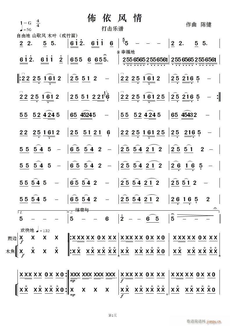 佈依風(fēng)情 民樂(lè)合奏更正版(總譜)22