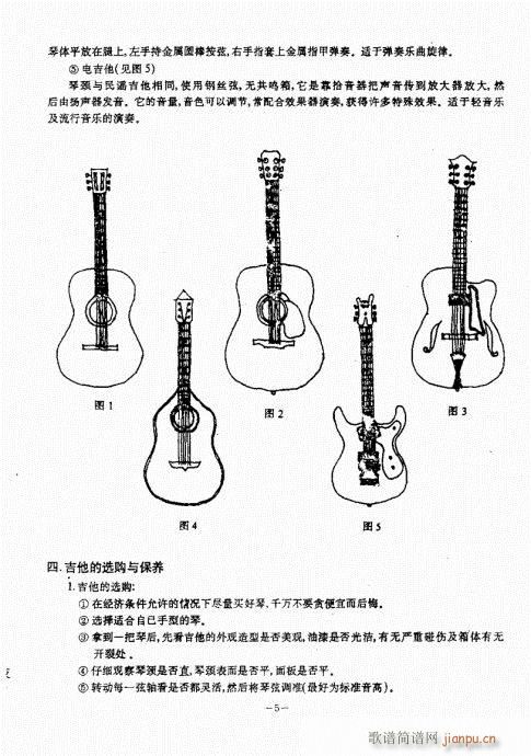 民谣吉他经典教程目录1-20(吉他谱)11