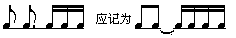 音乐高考必读—乐理应考速成 第三章 有关音值的试题(十字及以上)71