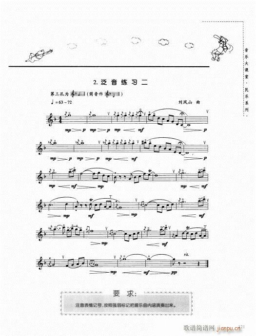 竖笛演奏与练习121-140(笛箫谱)1