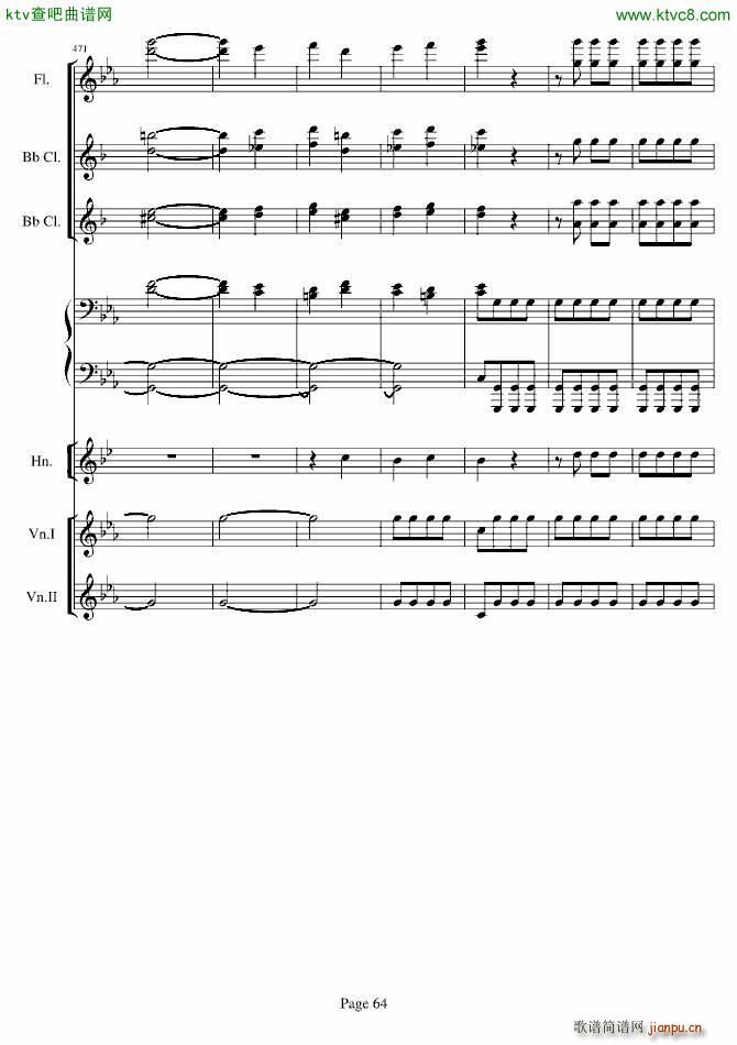 贝多芬的C小调第五命运交响曲(总谱)64