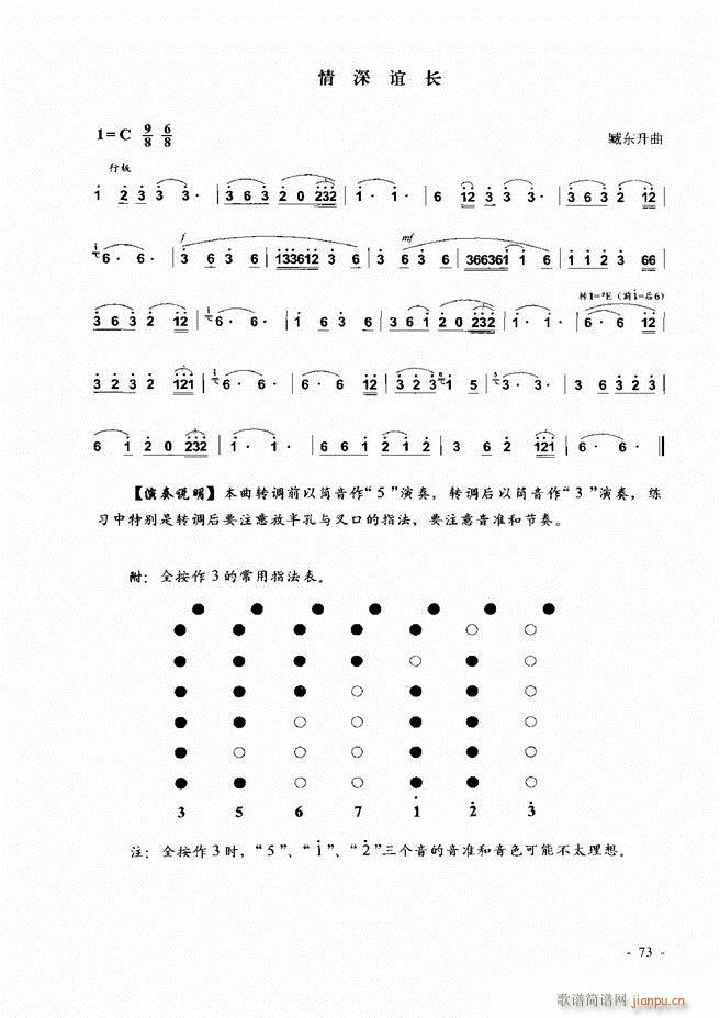 葫蘆絲 巴烏實(shí)用教程 1 60(葫蘆絲譜)14