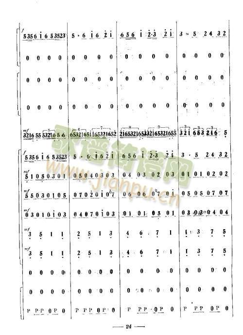 欢舞曲17-24(总谱)8