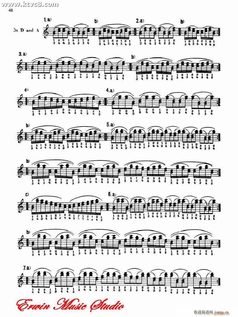 德米特里 康斯坦丁 多尼斯 小提琴技术的演奏艺术1 2 2
