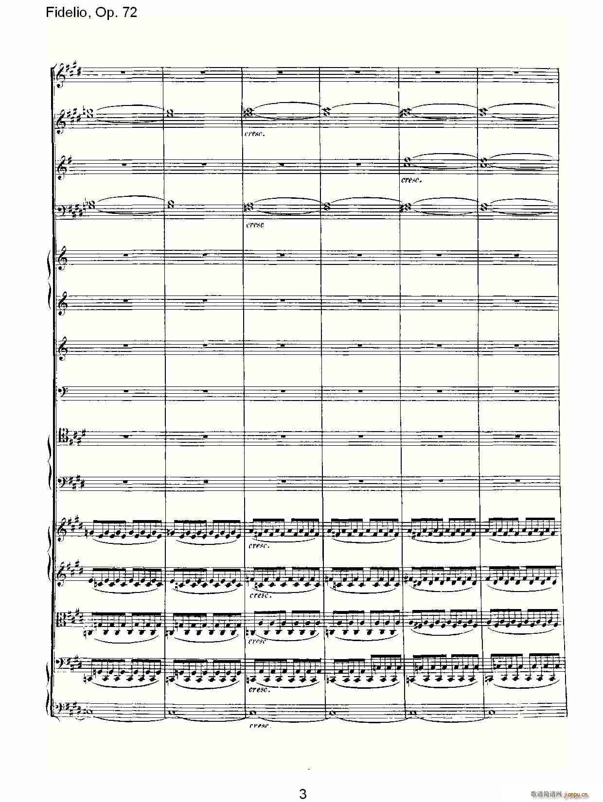 Fidelio，Op.72(十字及以上)3