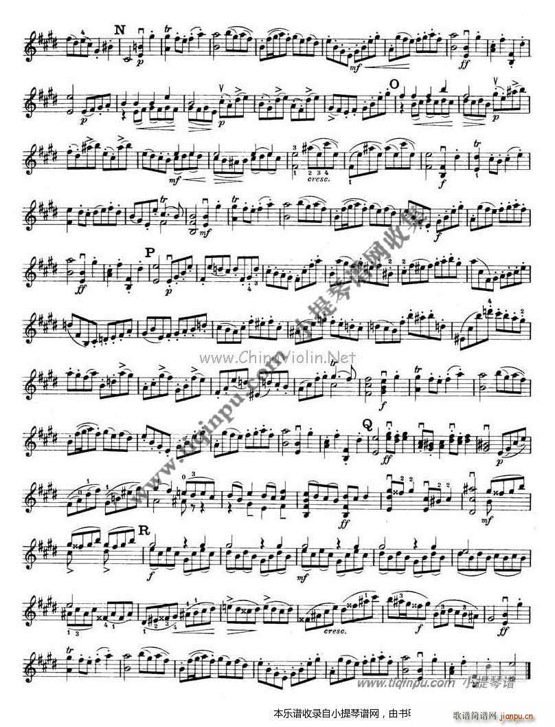巴赫六首小提琴无伴奏奏鸣曲及组曲1006(小提琴谱)6