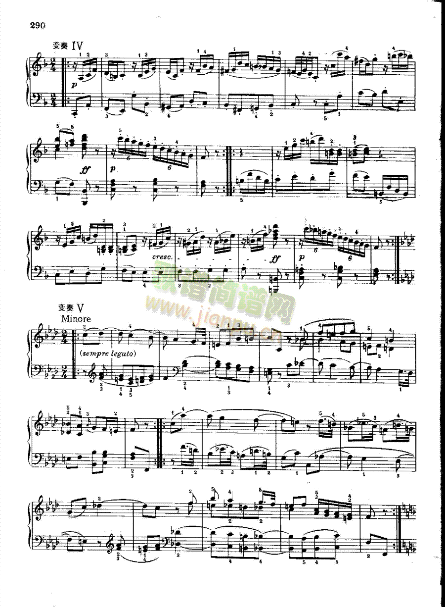 奏鸣曲Nr.547a键盘类钢琴(钢琴谱)10