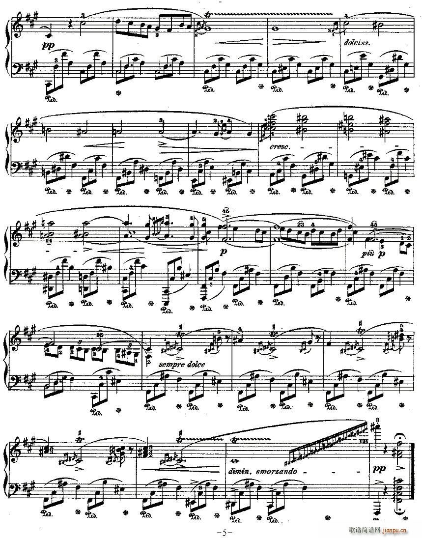 升f小调夜曲Op.48－2(十字及以上)5