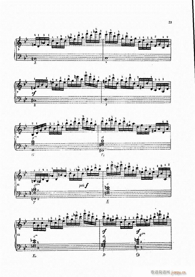 车尔尼手风琴练习曲集 Ⅳ(手风琴谱)23