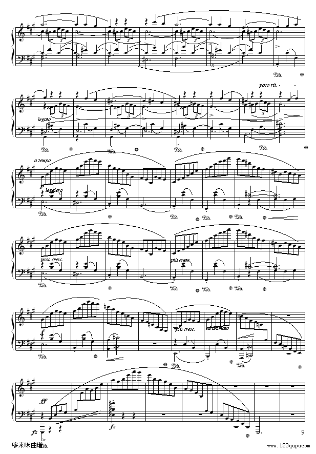 諧謔曲-苗波-肖邦(鋼琴譜)9