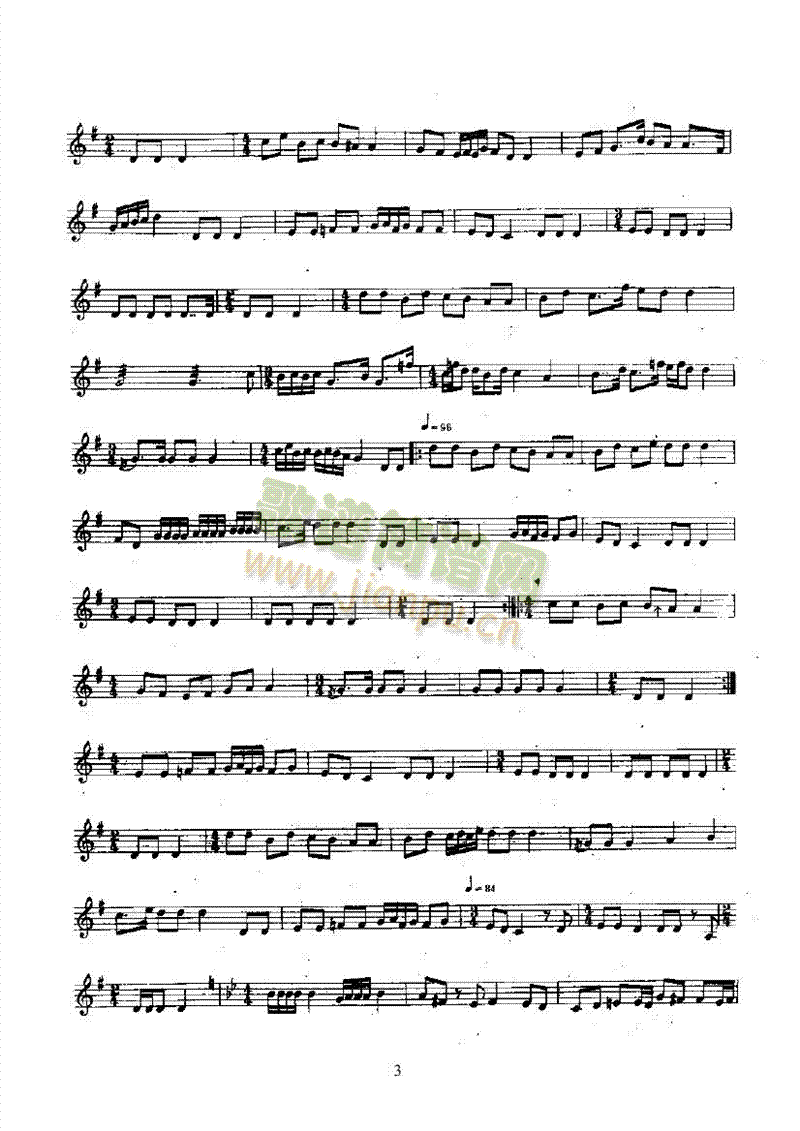 尼木派特—弹布尔民乐类其他乐器(其他乐谱)3