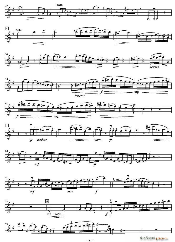 莫扎特第三小提琴协奏曲 2