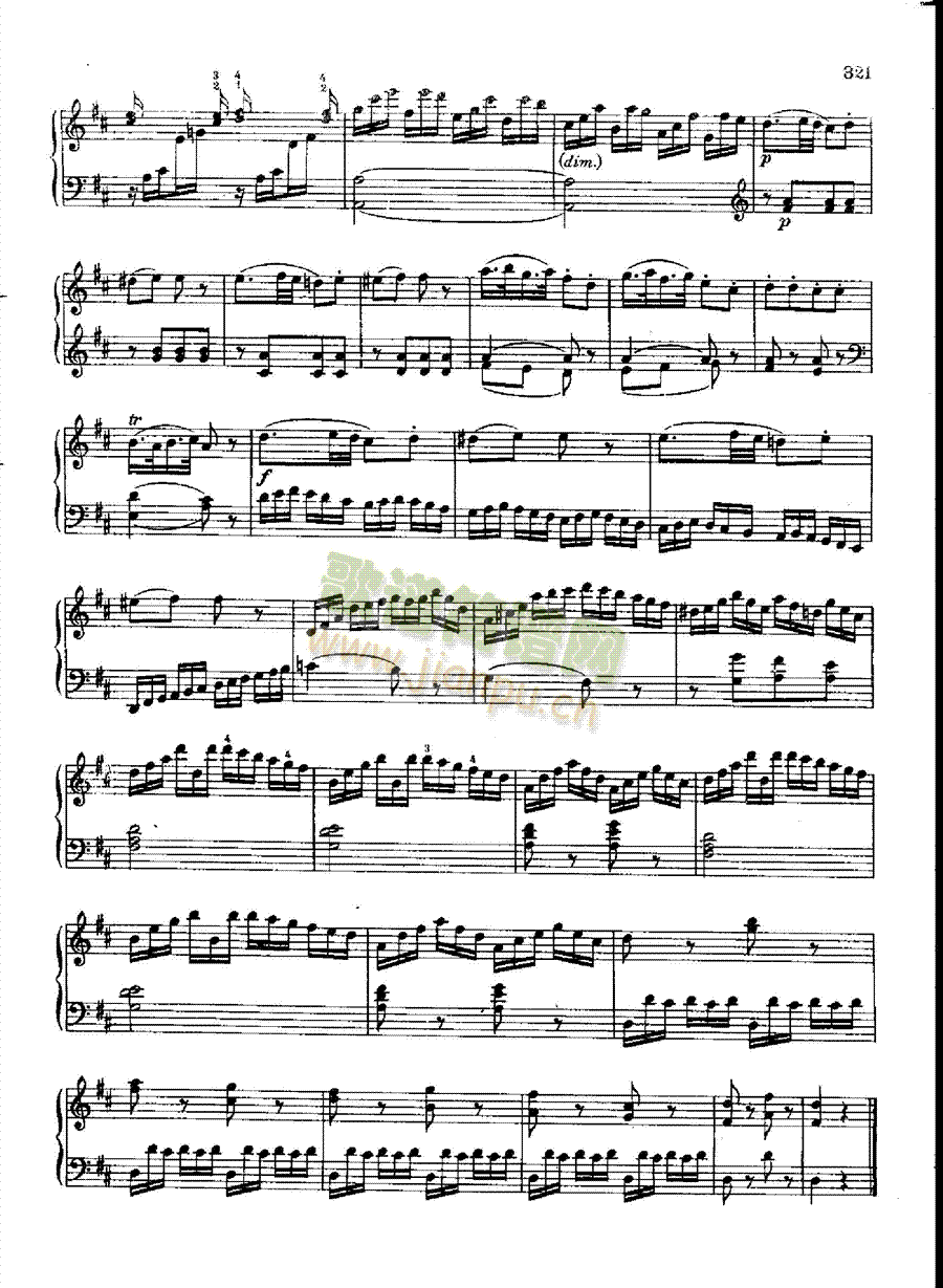 奏鸣曲Nr.576键盘类钢琴(钢琴谱)16