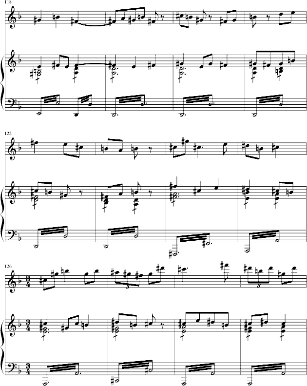 长笛钢琴奏鸣曲(笛箫谱)11