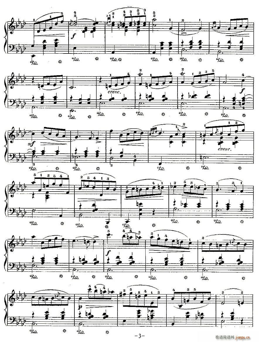 valse，Op.70, No.2(十字及以上)3