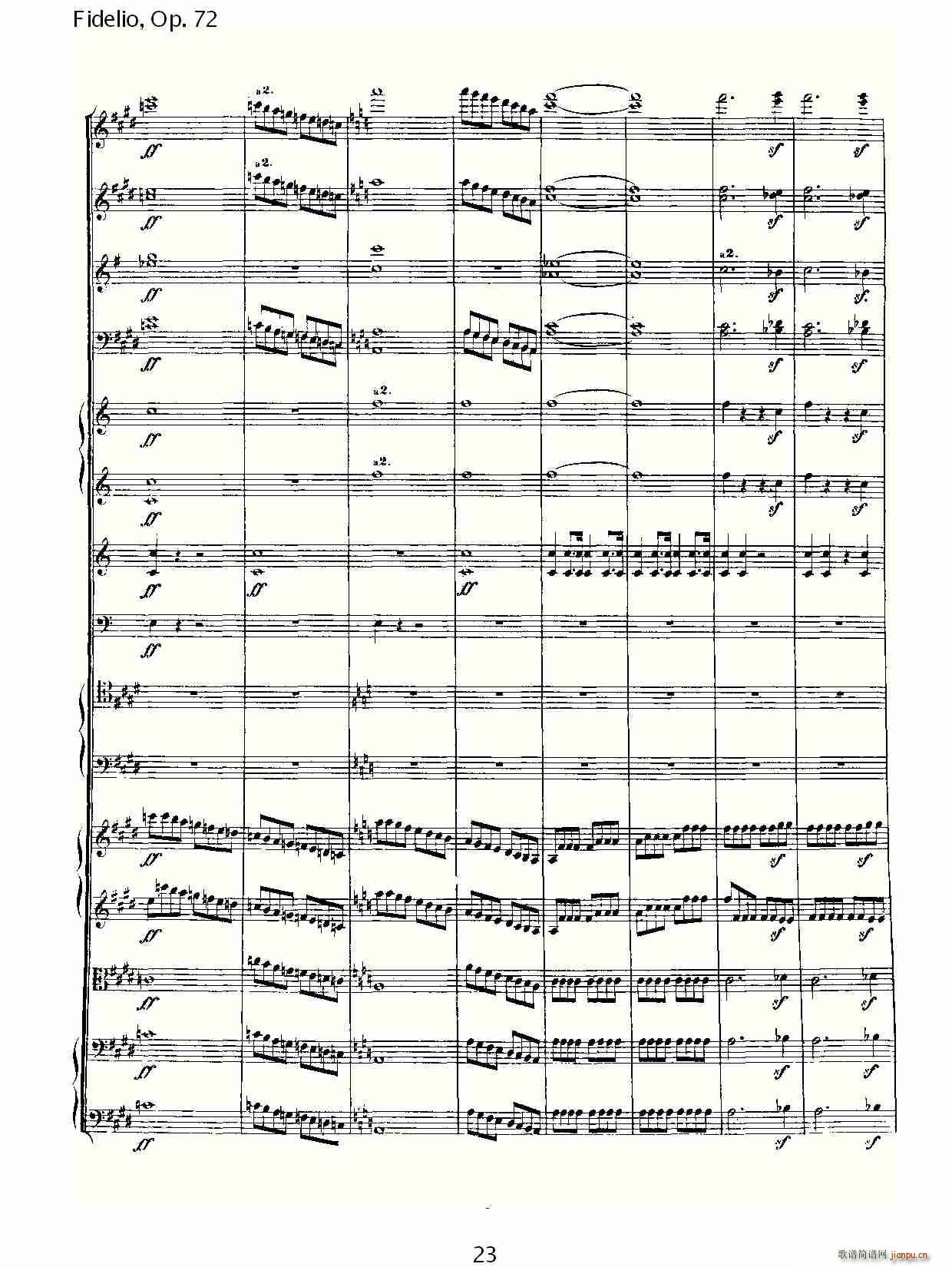Fidelio，Op.72(十字及以上)23