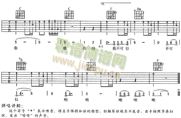 別傻了(吉他譜)3