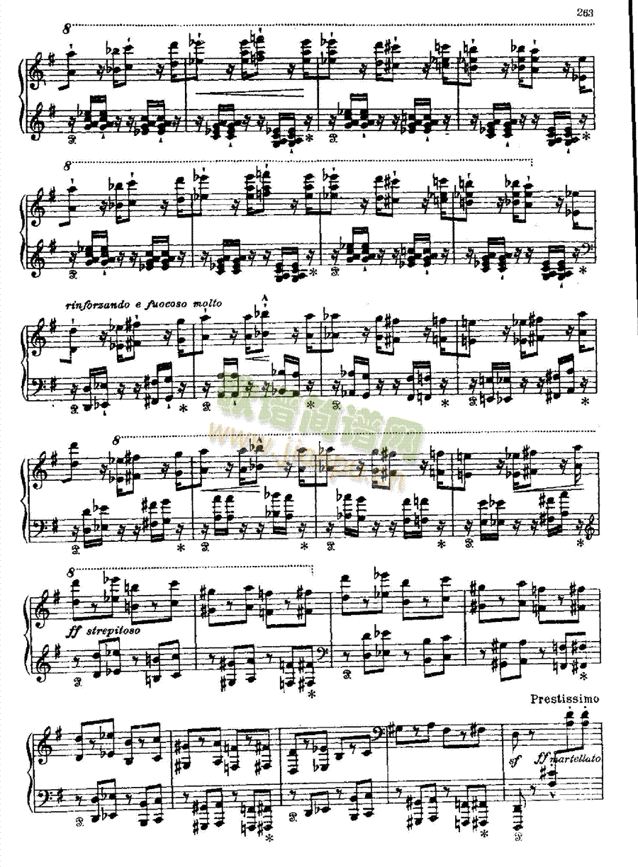塔兰台拉舞曲键盘类钢琴(钢琴谱)16