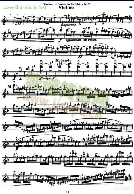 D小调第二协奏曲(小提琴谱)10
