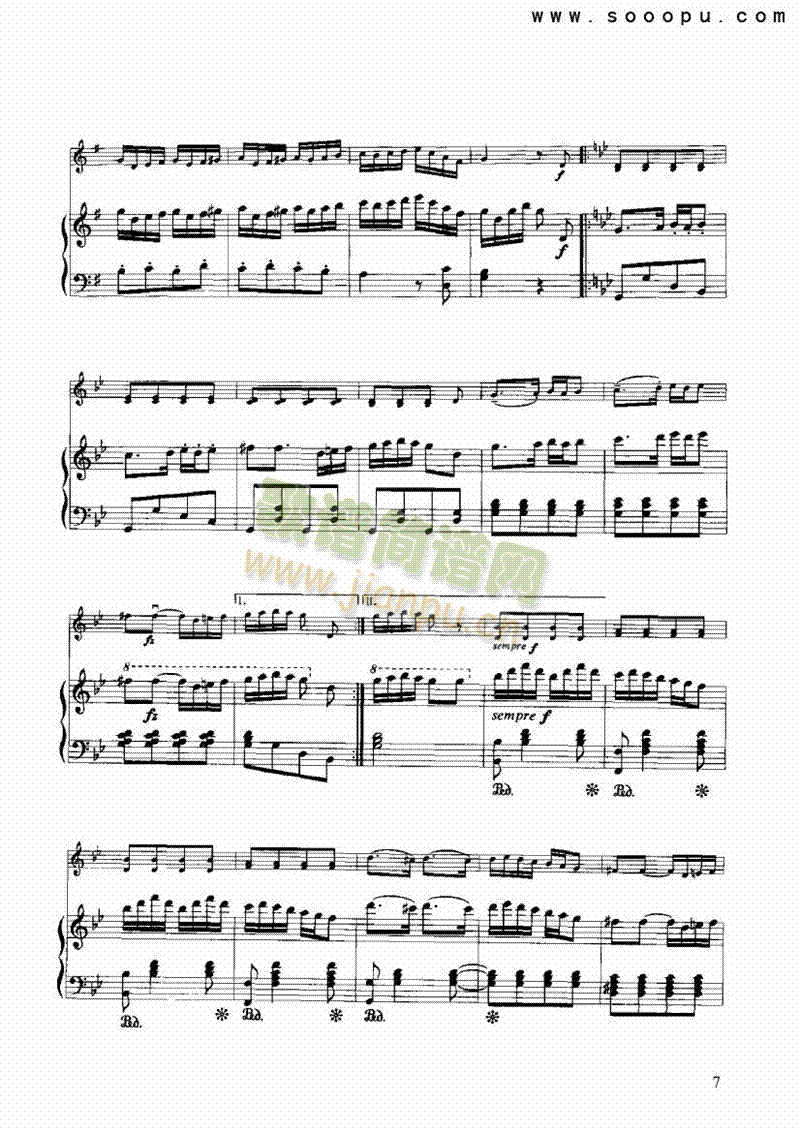 吉卜赛回旋曲弦乐类小提琴(其他乐谱)7