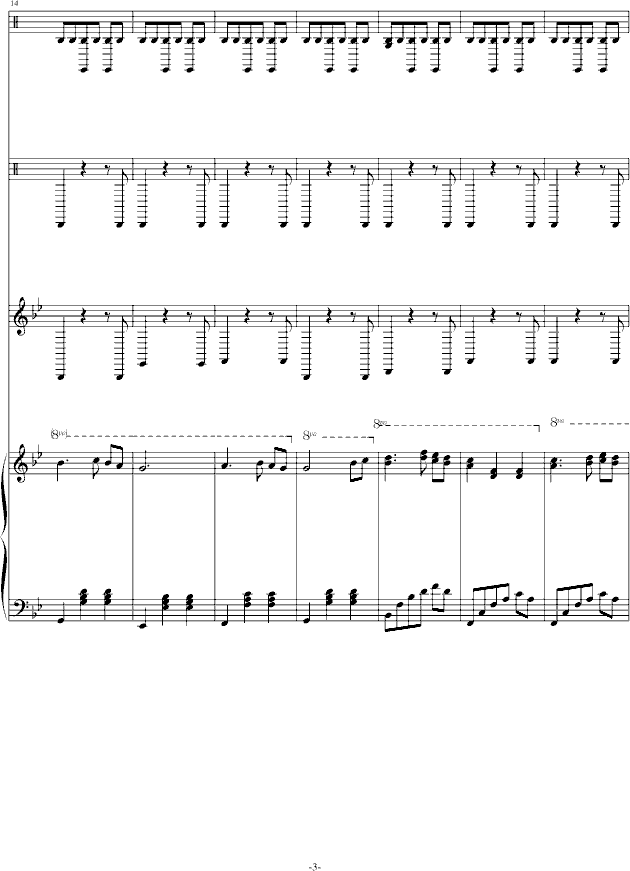 愛的圓舞曲（總譜）(鋼琴譜)3