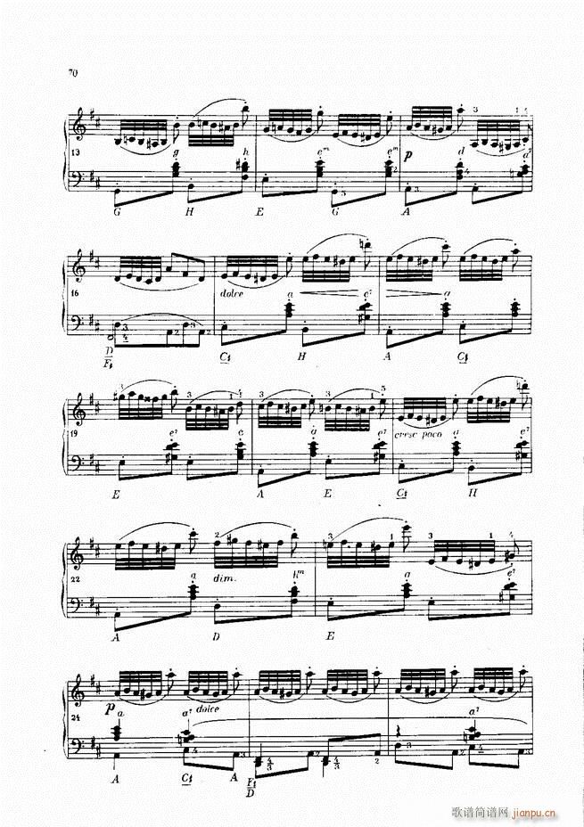 车尔尼手风琴练习曲集 Ⅳ(手风琴谱)50
