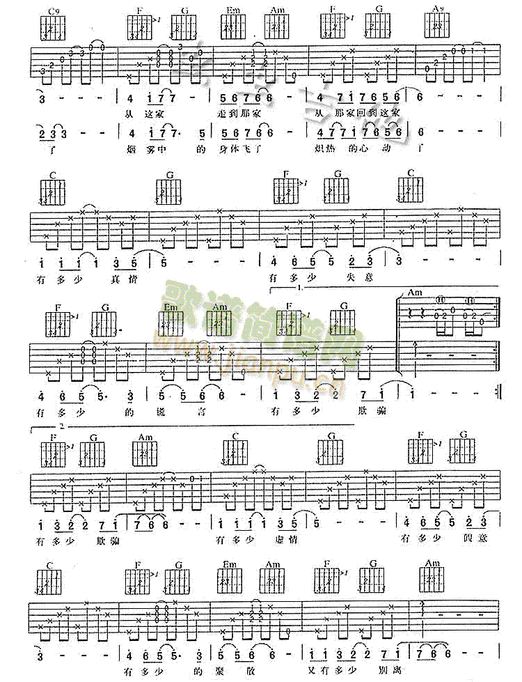 BarStreet吉他谱- 2