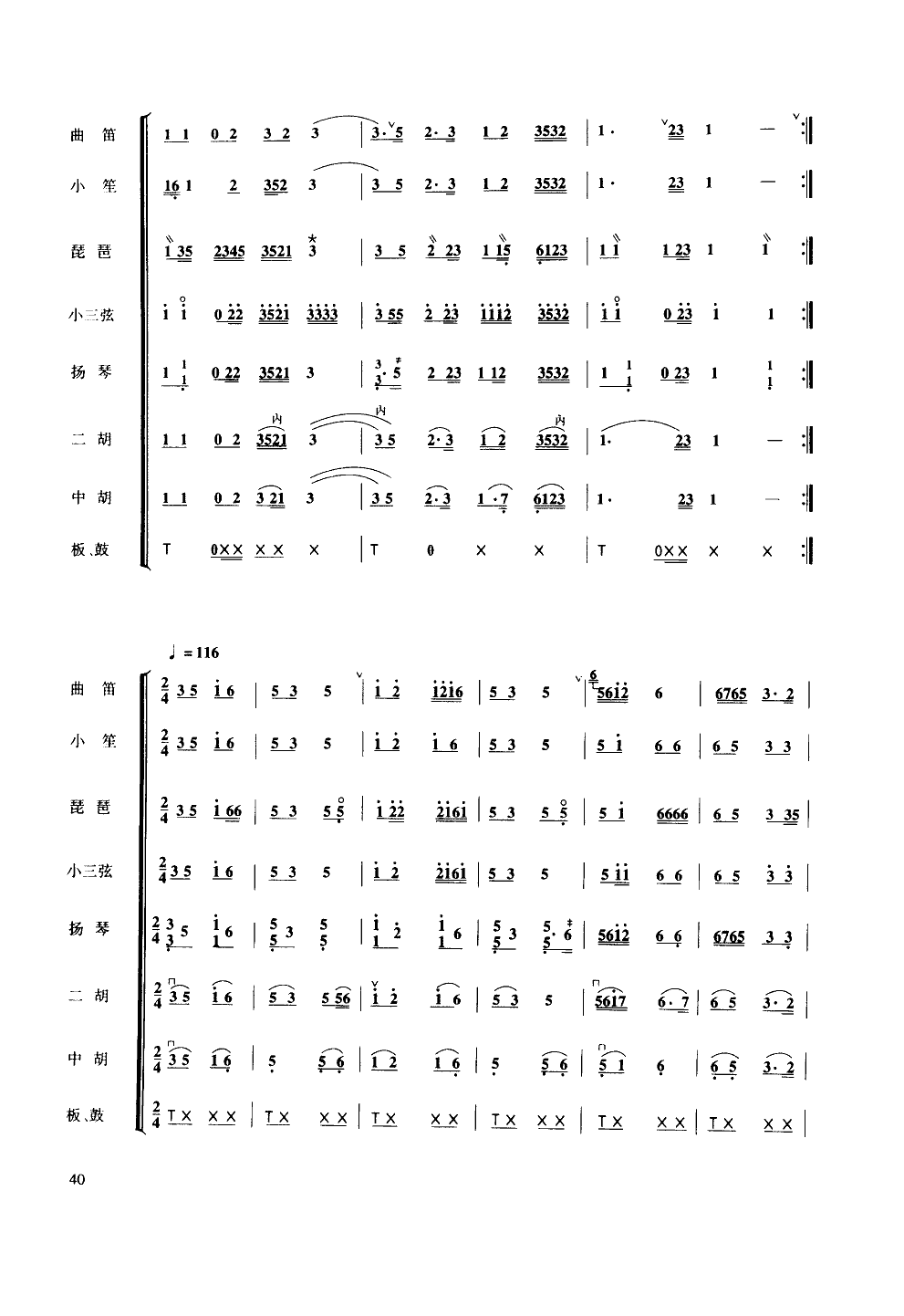 歡樂歌-民樂大合奏(九字歌譜)7