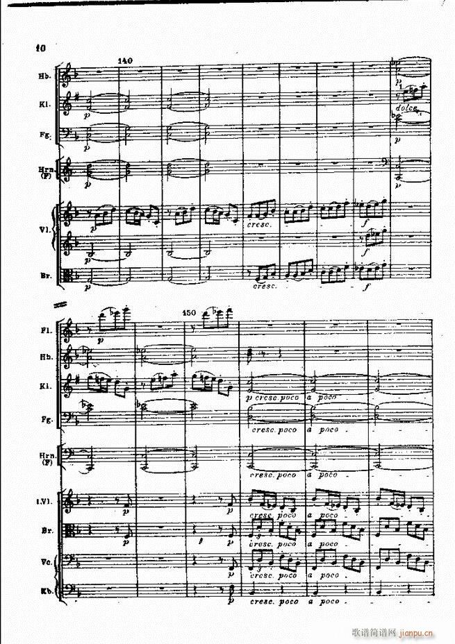 贝多芬 田园交响曲 全部 目录1 60(总谱)26