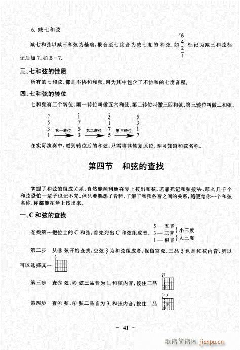 民谣吉他基础教程41-60(吉他谱)1