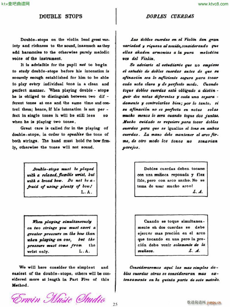 麦亚班克小提琴演奏法第三部分 第四和第五把位的位置2(小提琴谱)9