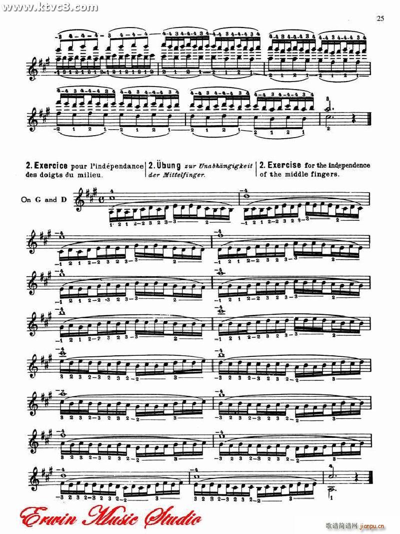 德米特里 康斯坦丁 多尼斯 小提琴技术的演奏艺术1 2(小提琴谱)39