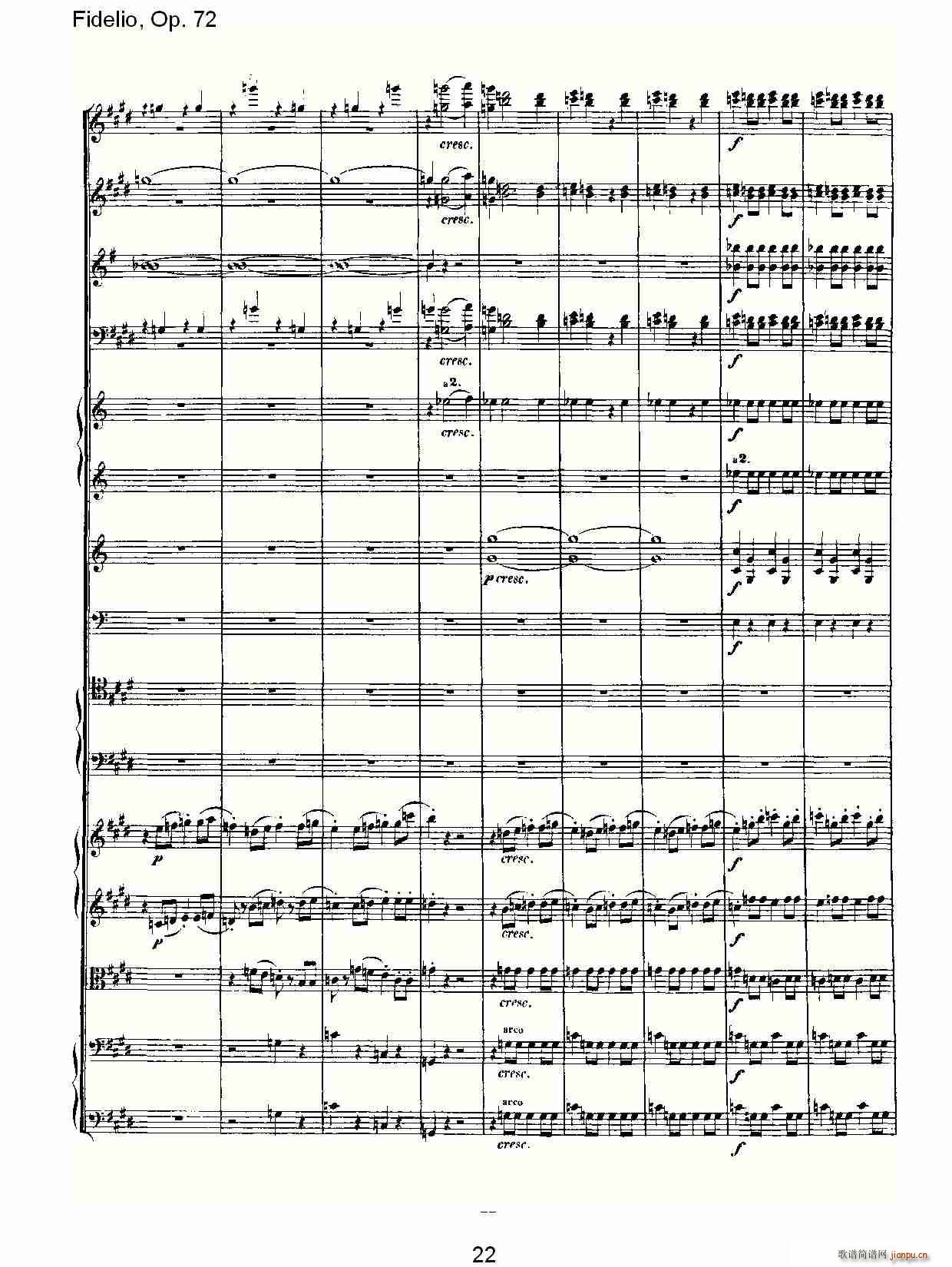 Fidelio，Op.72(十字及以上)22