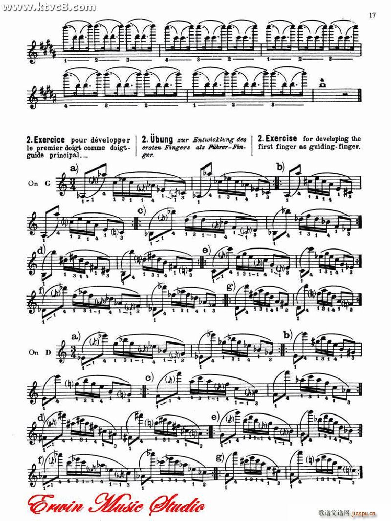 德米特里 康斯坦丁 多尼斯 小提琴技术的演奏艺术1 2(小提琴谱)31