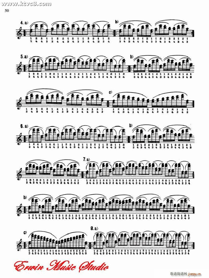 德米特里 康斯坦丁 多尼斯 小提琴技术的演奏艺术1 2 4