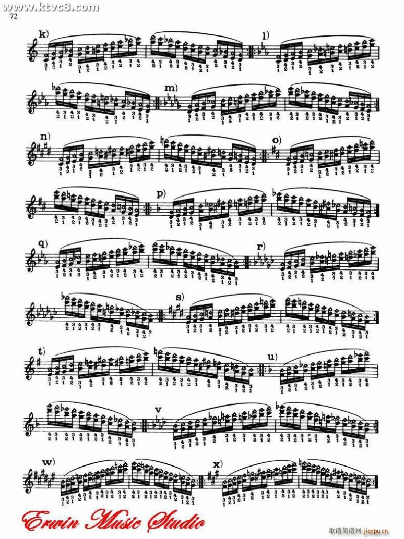 德米特里 康斯坦丁 多尼斯 小提琴技术的演奏艺术2 2(小提琴谱)6