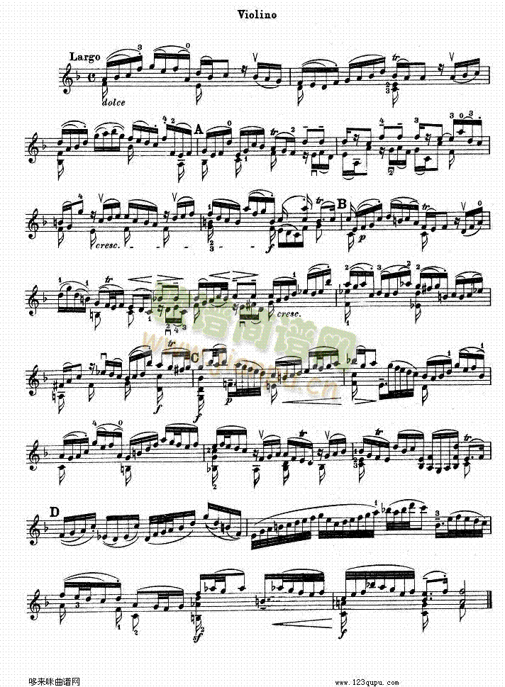 巴赫小提琴协奏曲3(其他乐谱)6