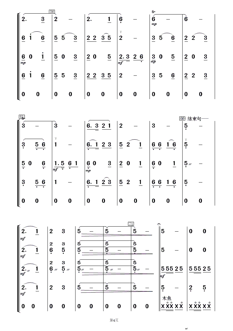 草原的歌 民乐合奏 4