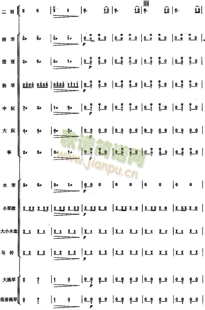 赛马民乐合奏总谱(总谱)6