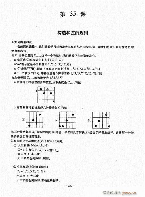 民谣吉他经典教程181-220(吉他谱)40