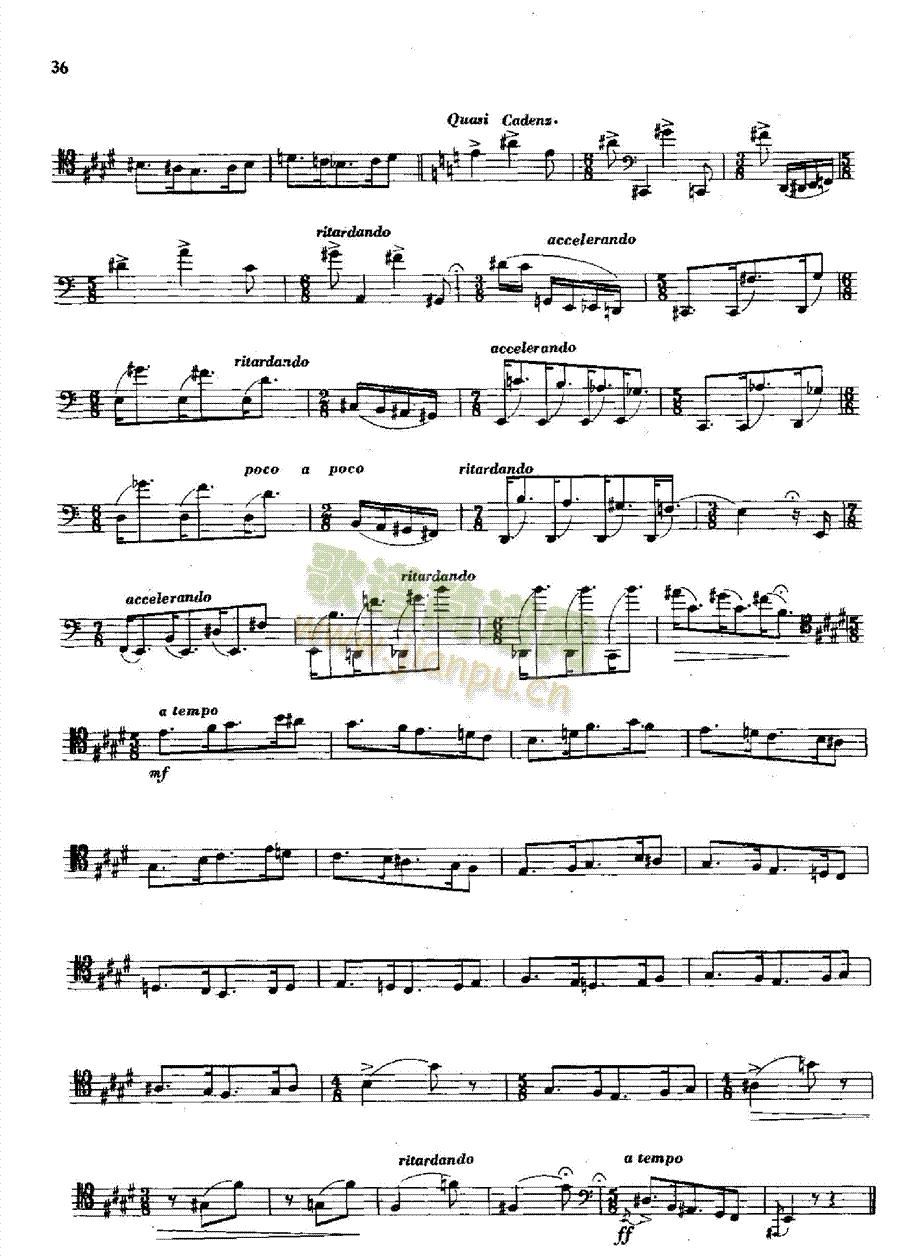 大管高级练习曲管乐类大管(其他乐谱)9